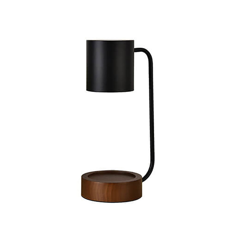 Floroux Lampe de table en bois | Dimmable | Fonction minuterie | Effet de cire | Design moderne
