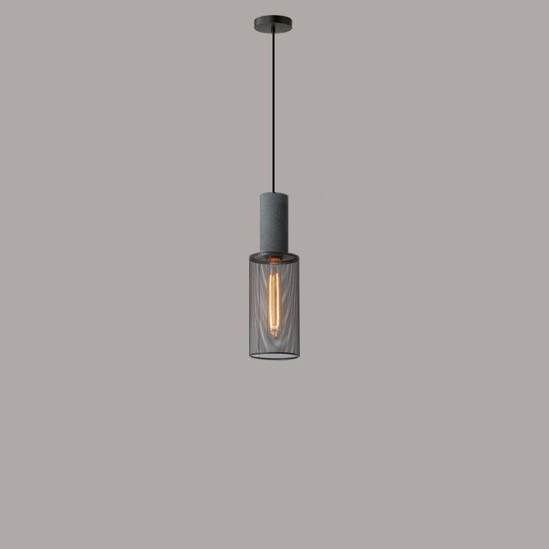 Floroux Industrial Design Hanging Light in Concrete | Cylindrical Shape | Modern Look | Perfect for the Living Room