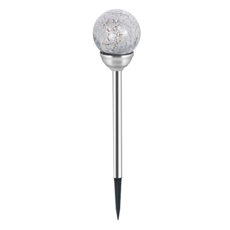 Floroux Solar Garden Light | Lampe à tête ronde LED colorée | Solaire | Lumière de paysage pour pelouses et allées