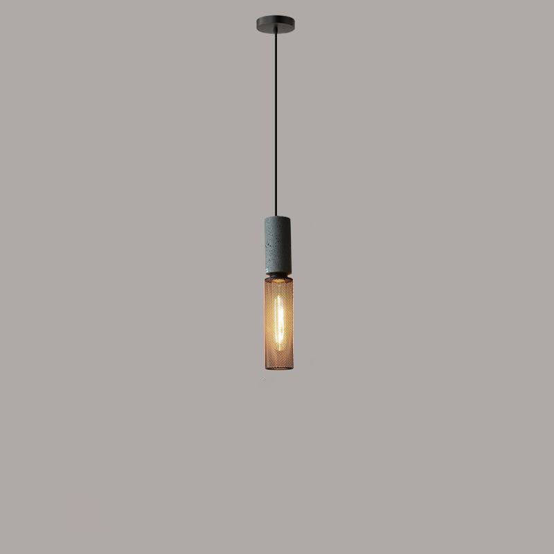 Floroux Industrial Design Hanging Light in Concrete | Cylindrical Shape | Modern Look | Perfect for the Living Room