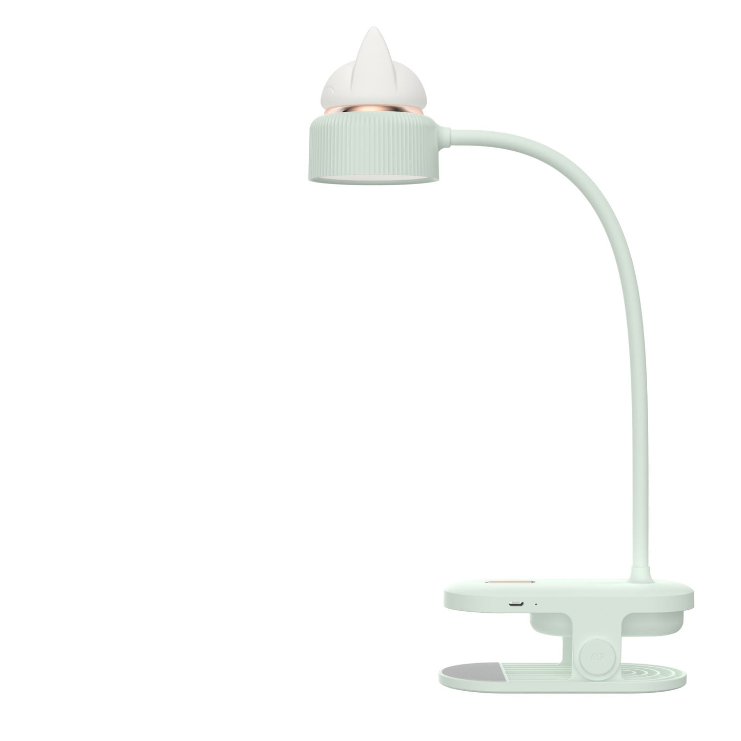 Floroux Lampe de Table LED | Design Oreilles de Chat | Amical pour les Yeux | Lampe Clip & Normale | Moderne & Créatif