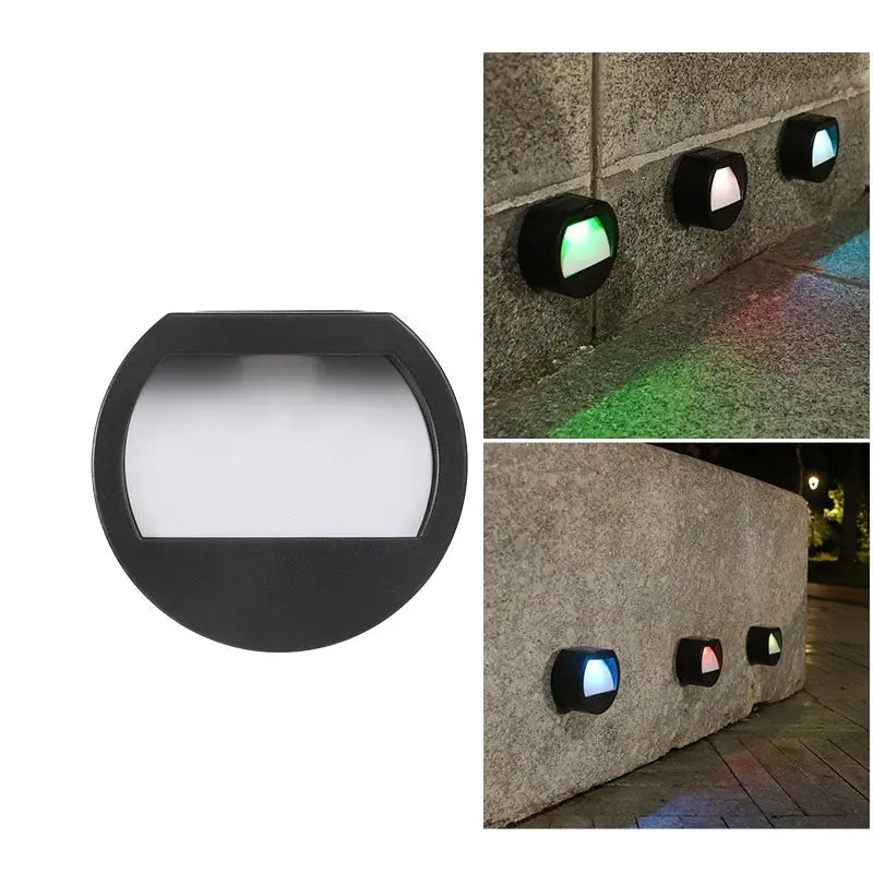 EcoGlow - Lumières de jardin solaires LED étanches, rondes et carrées