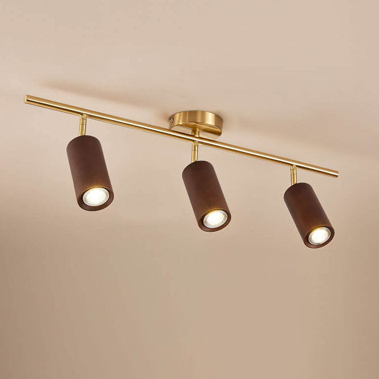 Floroux Design Nordique LED Plafonnier | Design en Bois Minimaliste | Économe en Énergie | Ambiance de Vie Moderne