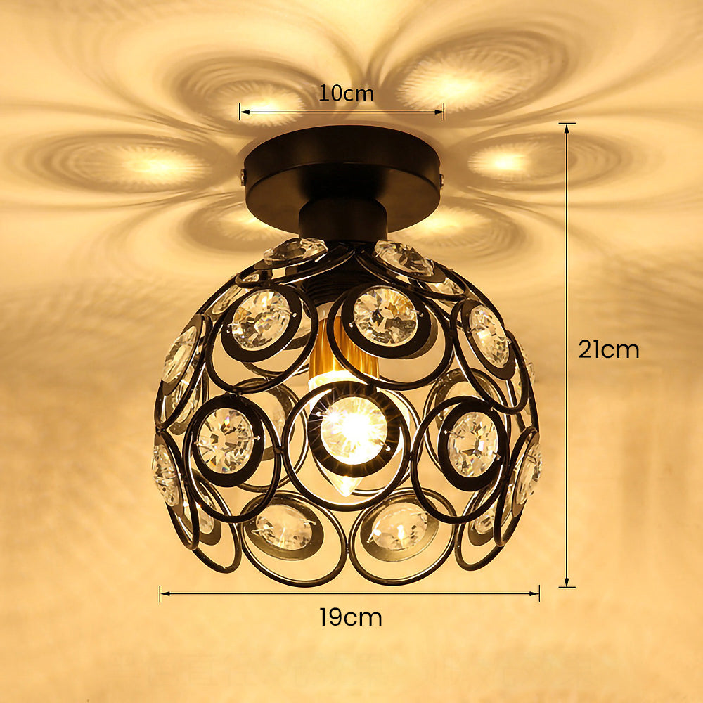Floroux Or Lustre Luxueux de Plafond Salle de Bal