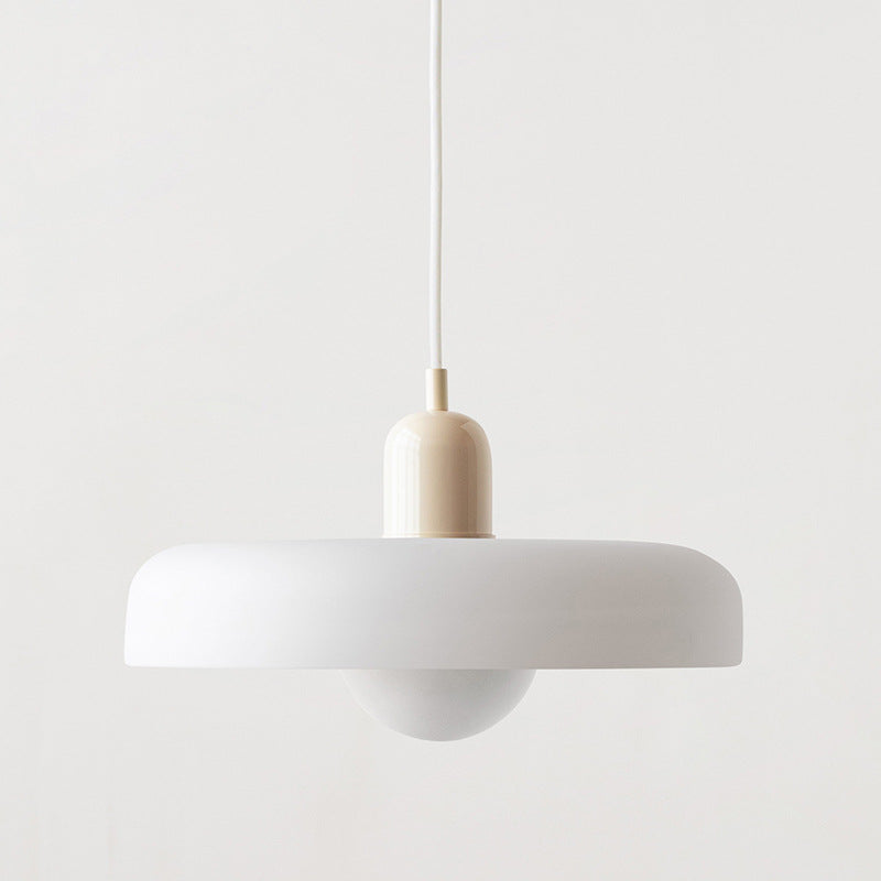 Suspension Floroux in colored glass | Elegant hanging lamp in Bauhaus style | Designer lamp for the living room and dining room