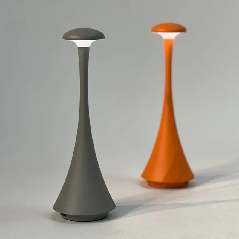LumiMush – Lampe de Table LED Tactile Réglable pour Chambre et Hôtel