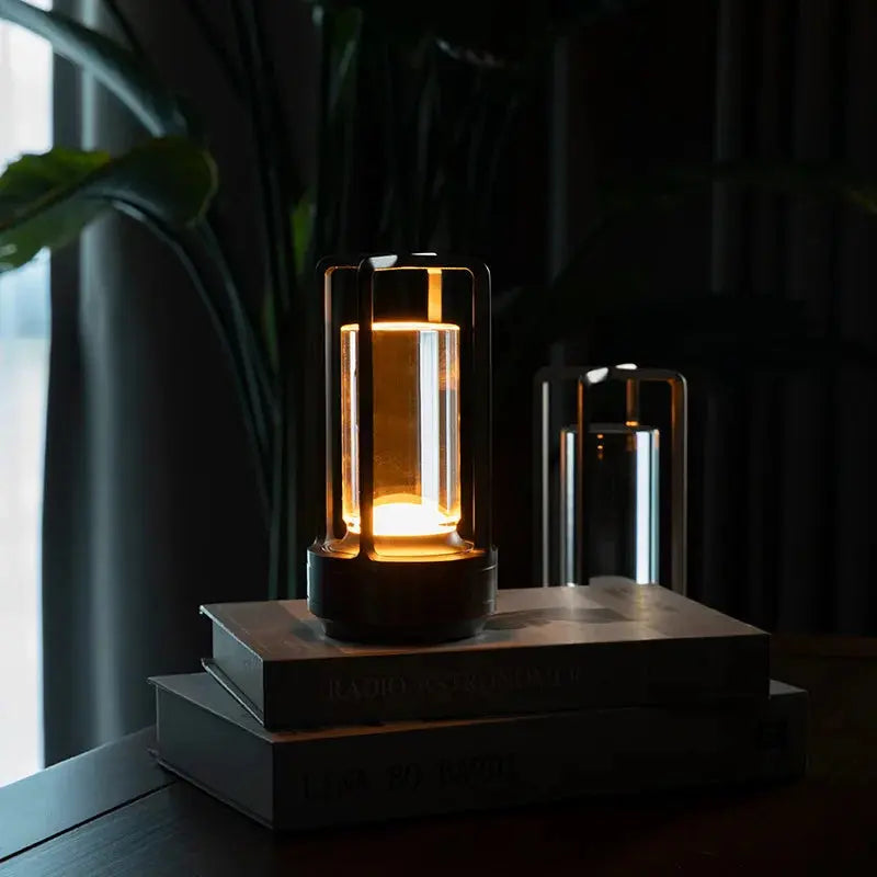 Éclat de Cristal – Lampe de Table Sans Fil Rechargeable Design Luxueux