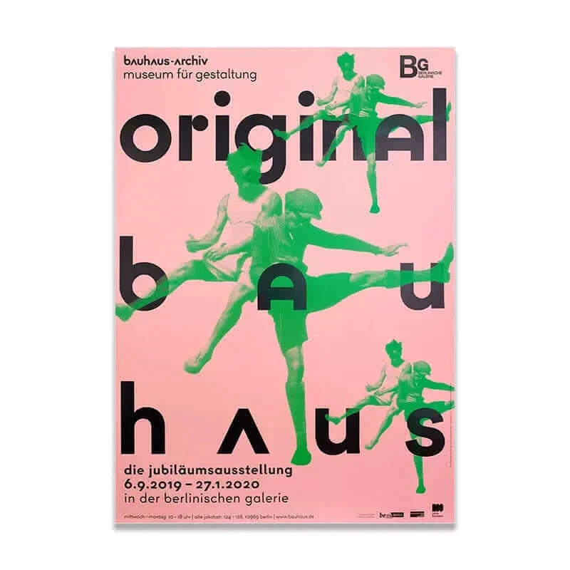 Affiche premium en toile Bauhaus créatif