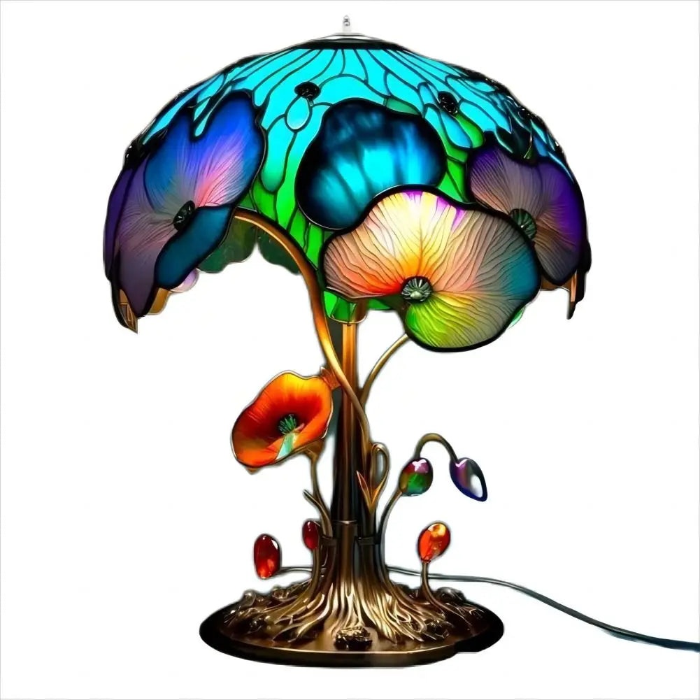 Lampe de table vintage champignon