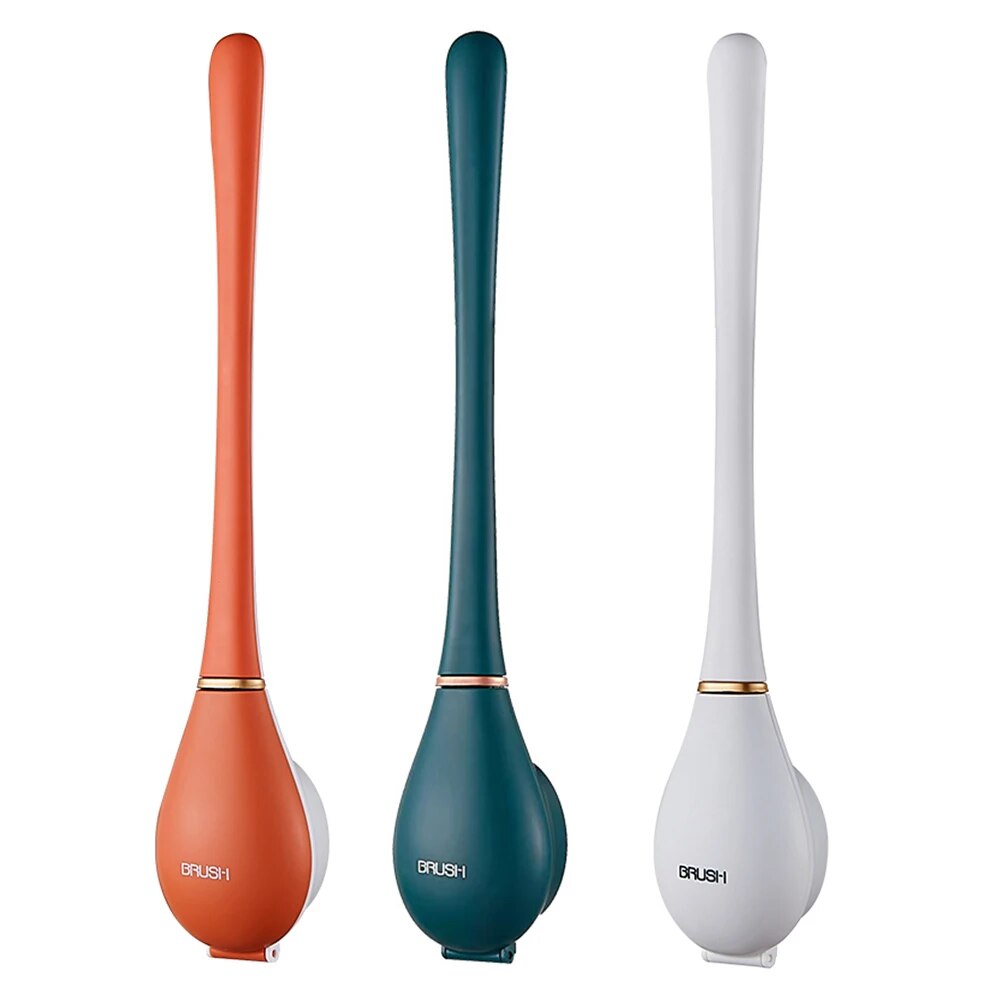 SumiClean - Brosse de Toilette en Silicone Rigoriste pour Votre Salle de Bain