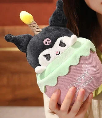 Floroux - Gâteau d'anniversaire en peluche magique avec bougie musicale