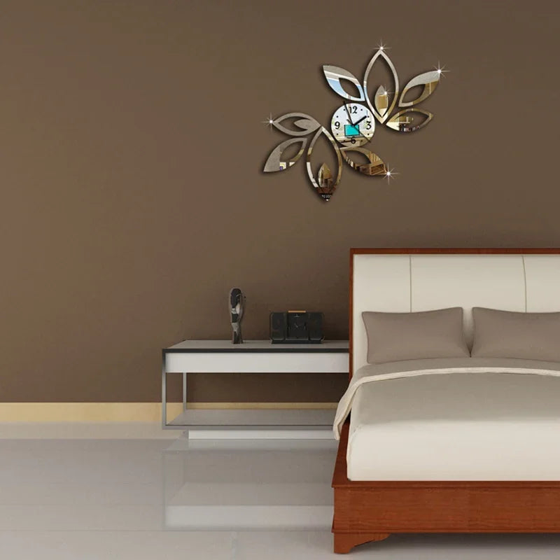 DecoTime Horloge - Élégante Horloge Murale en Acrylique 3D