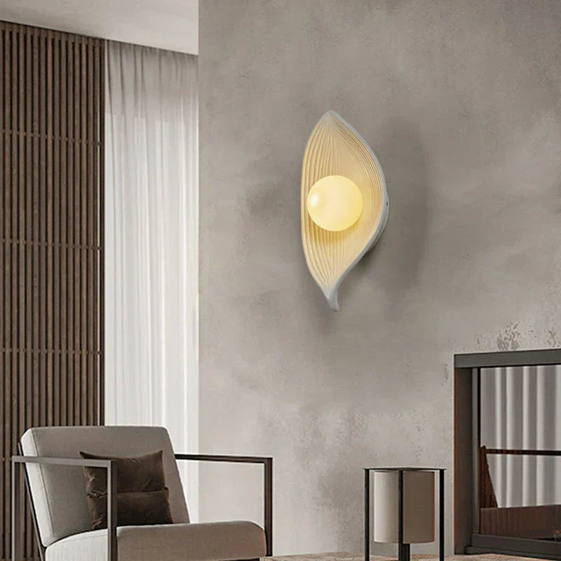 Floroux - Lampe murale LED élégante au design naturel moderne