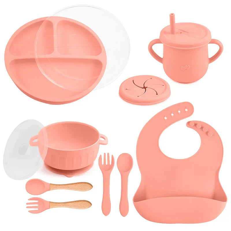 BabyCare Set - Ensemble de vaisselle pour enfants 10 pièces sans BPA