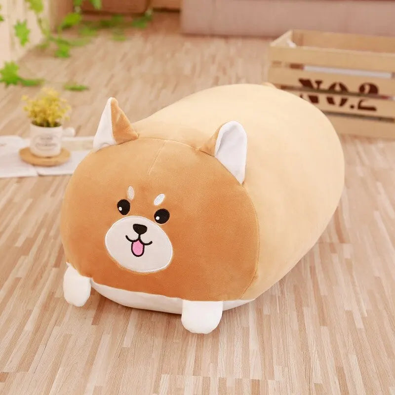 Cute Plush Animal Pillow - Soft 28cm (11 pouces) Chat, Chien, Cochon & Grenouille Peluches pour Enfants, Parfait Cadeau d'Anniversaire & Décor d'Intérieur Douillet