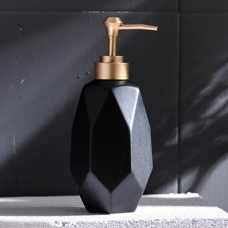Ensemble de salle de bain Floroux en céramique 5 pièces | Design moderne | Accessoires de bain élégants pour la maison