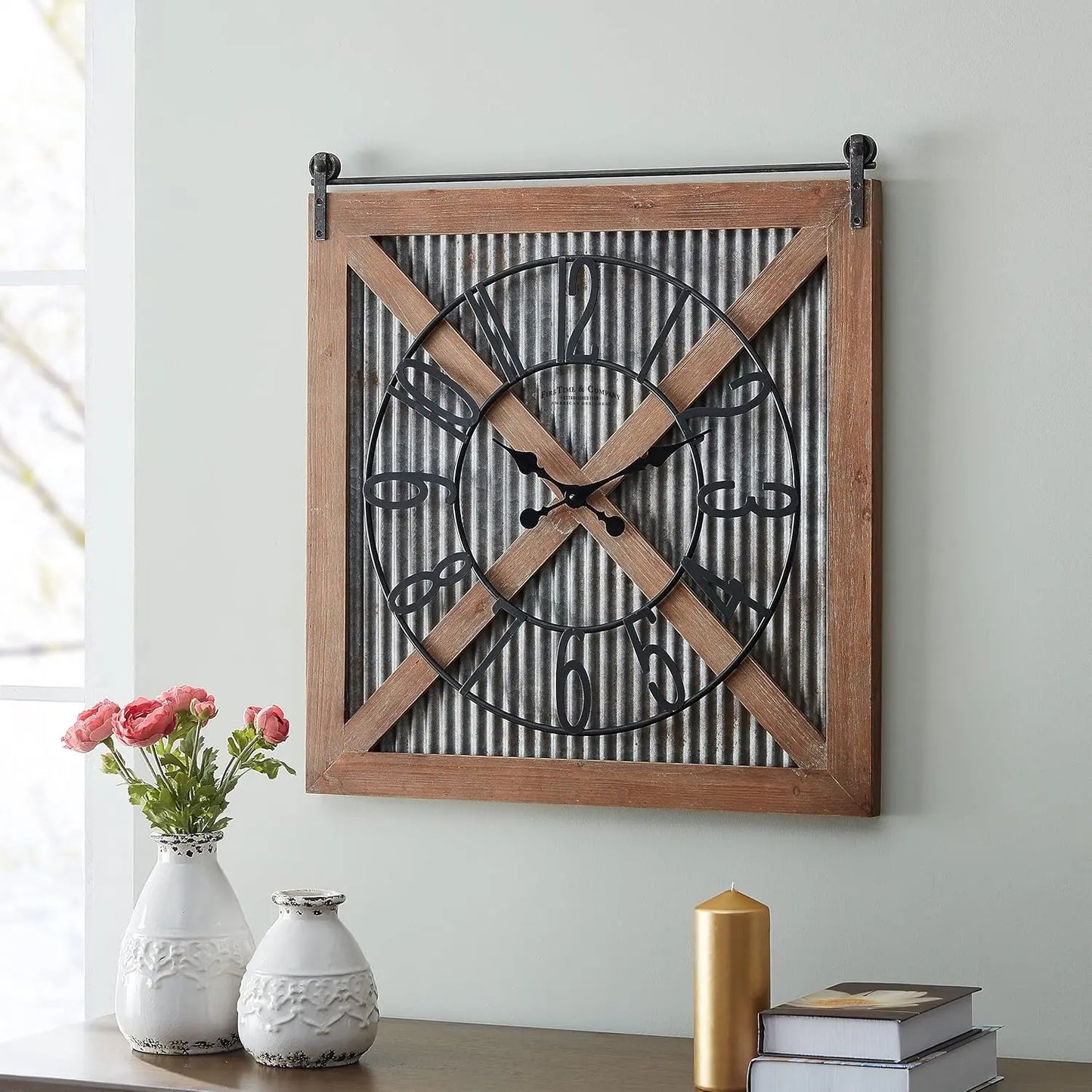 RusticClock – Horloge décorative pour la maison