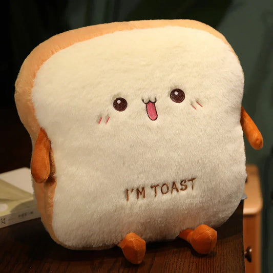 Floroux - Oreiller Toast d'Ours Douillet pour Enfants avec Design Unique