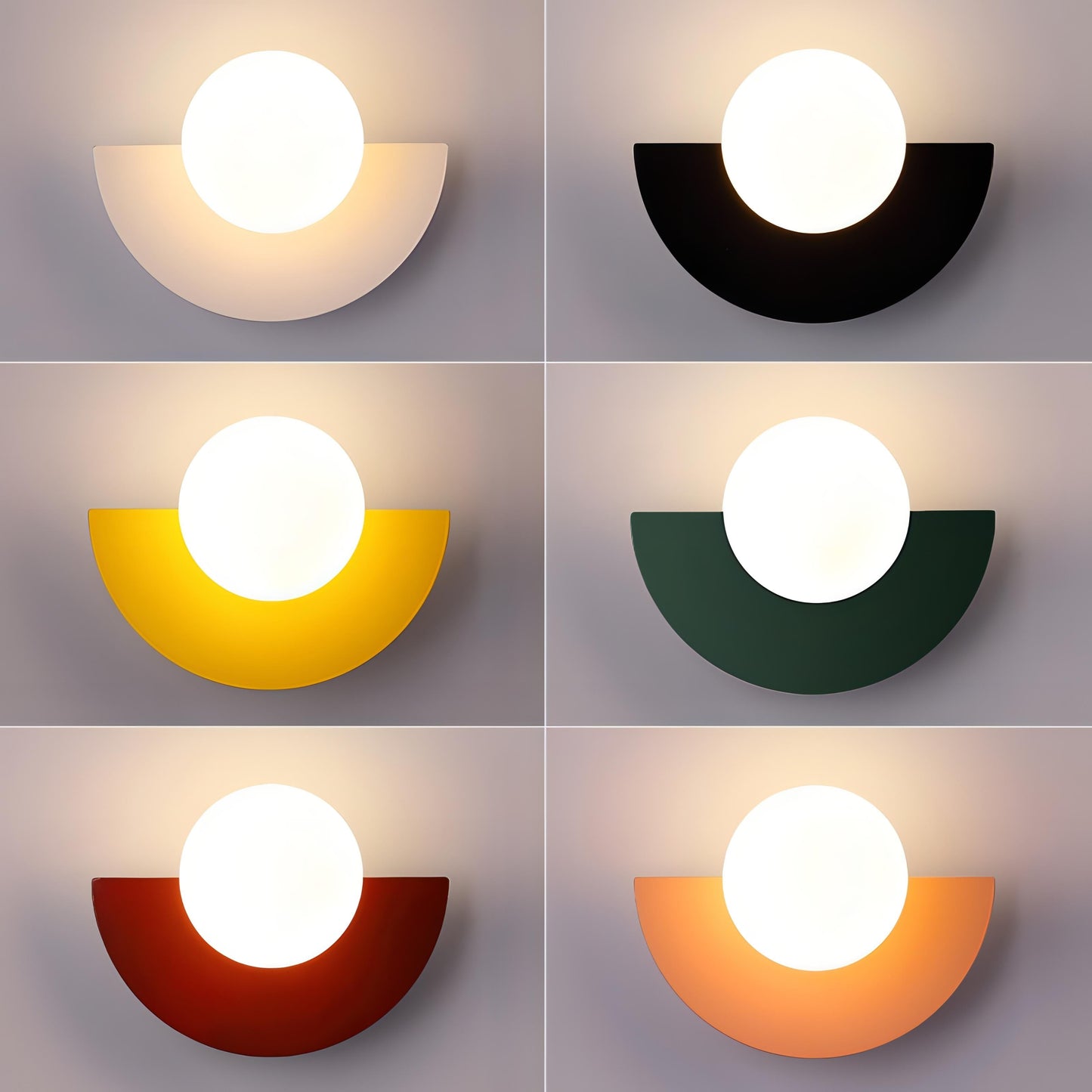 Floroux Half-Circle Wall Sconce Nordic | Modern Design | LED Lighting | Energy Saving
