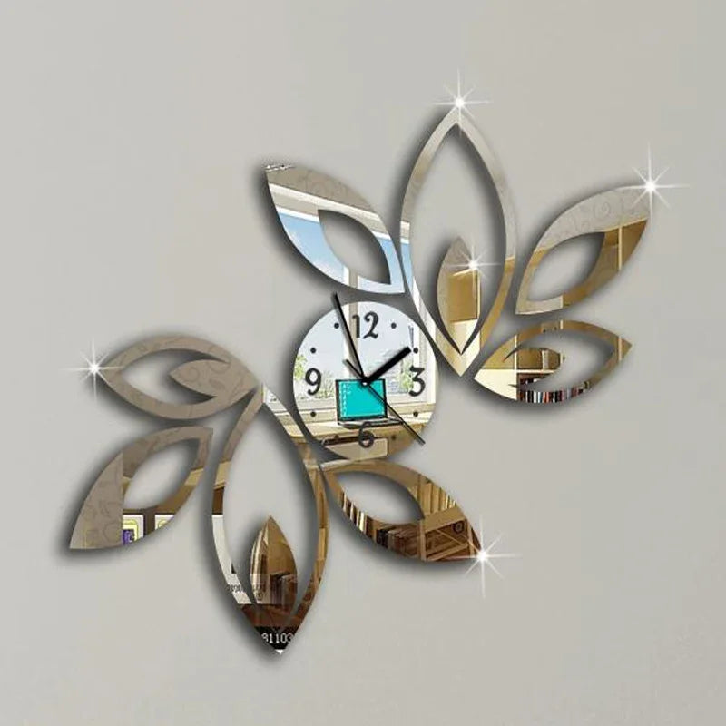 DecoTime Horloge - Élégante Horloge Murale en Acrylique 3D