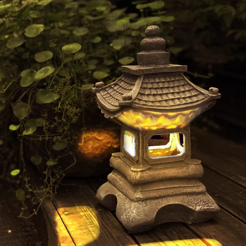 ZenGlow Lantern de jardin - Élégante lanterne solaire de jardin