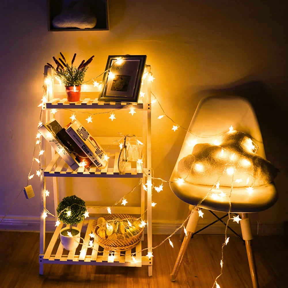Guirlande lumineuse extérieure LED - Ampoules brillantes pour mariage, fête, Noël et décoration de jardin - Options chaudes/froides/multicolores