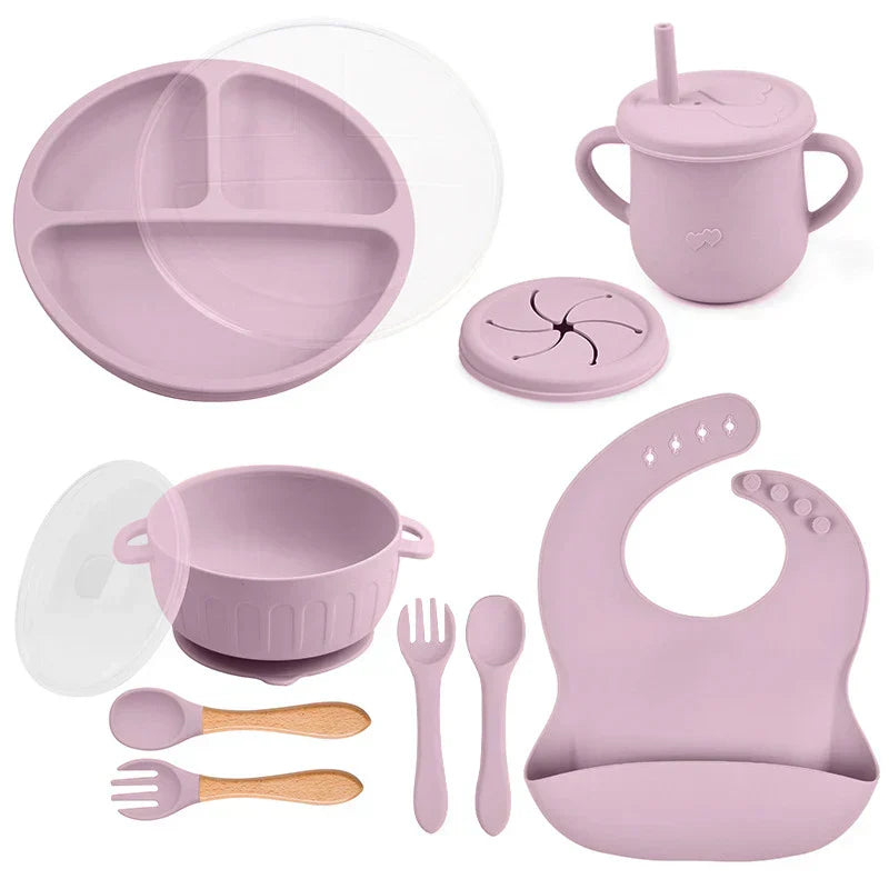 BabyCare Set - Ensemble de vaisselle pour enfants 10 pièces sans BPA