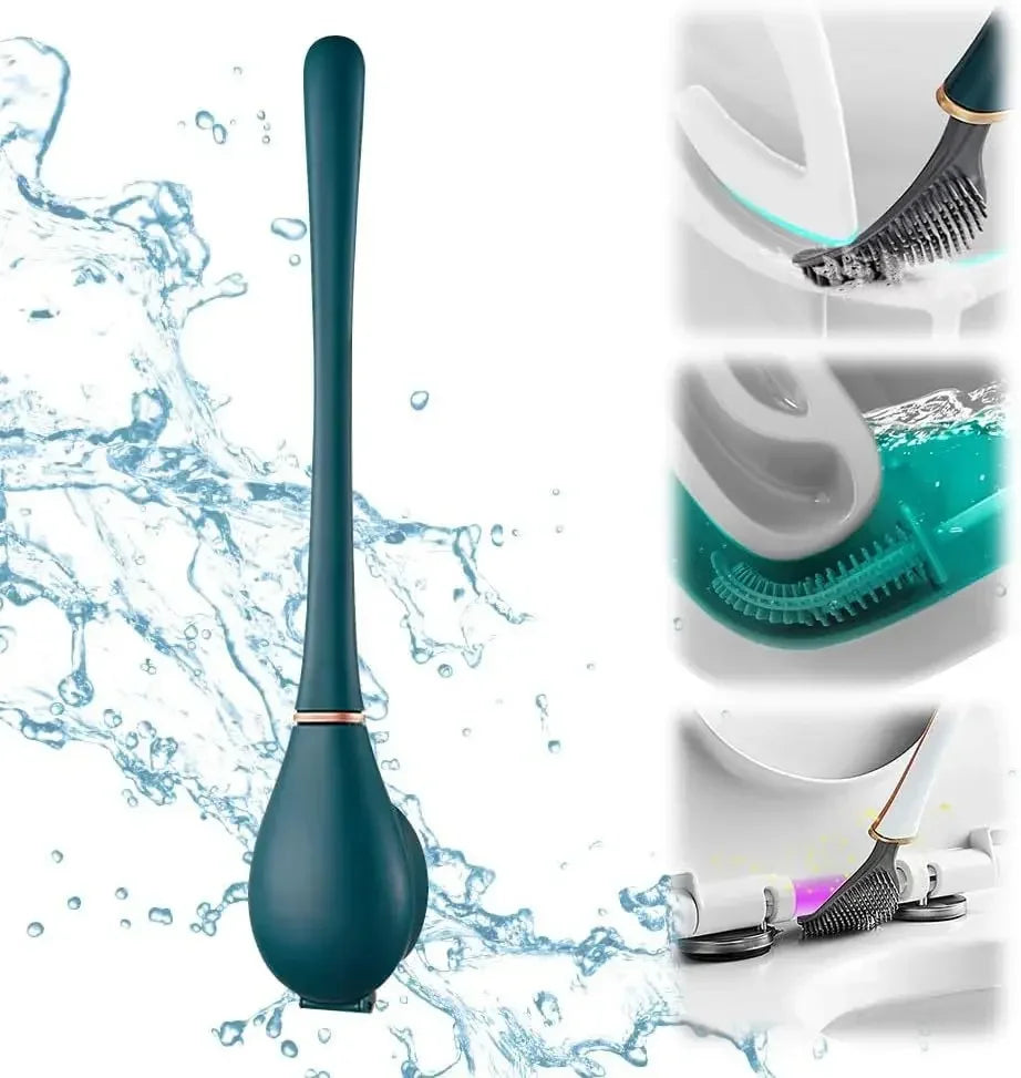 SumiClean - Brosse de Toilette en Silicone Rigoriste pour Votre Salle de Bain