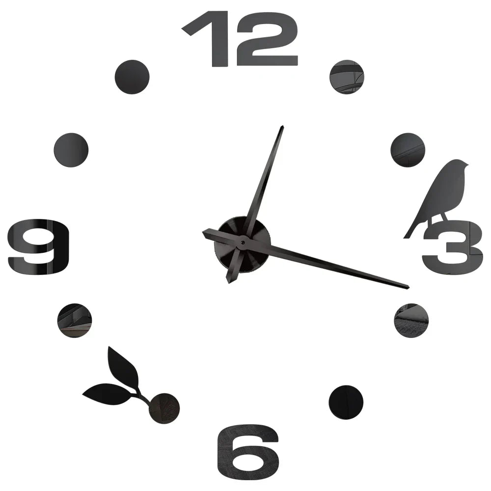 DecoHorloge – Grande Horloge Murale 3D pour Décoration Intérieure