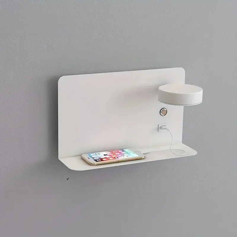 Lumière Élégante - Lampe de Chevet avec Port USB pour un Confort Moderne