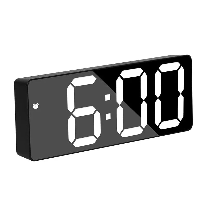 Réveil Miroir LuxTime – Réveil Électronique LED avec Fonction Alarme