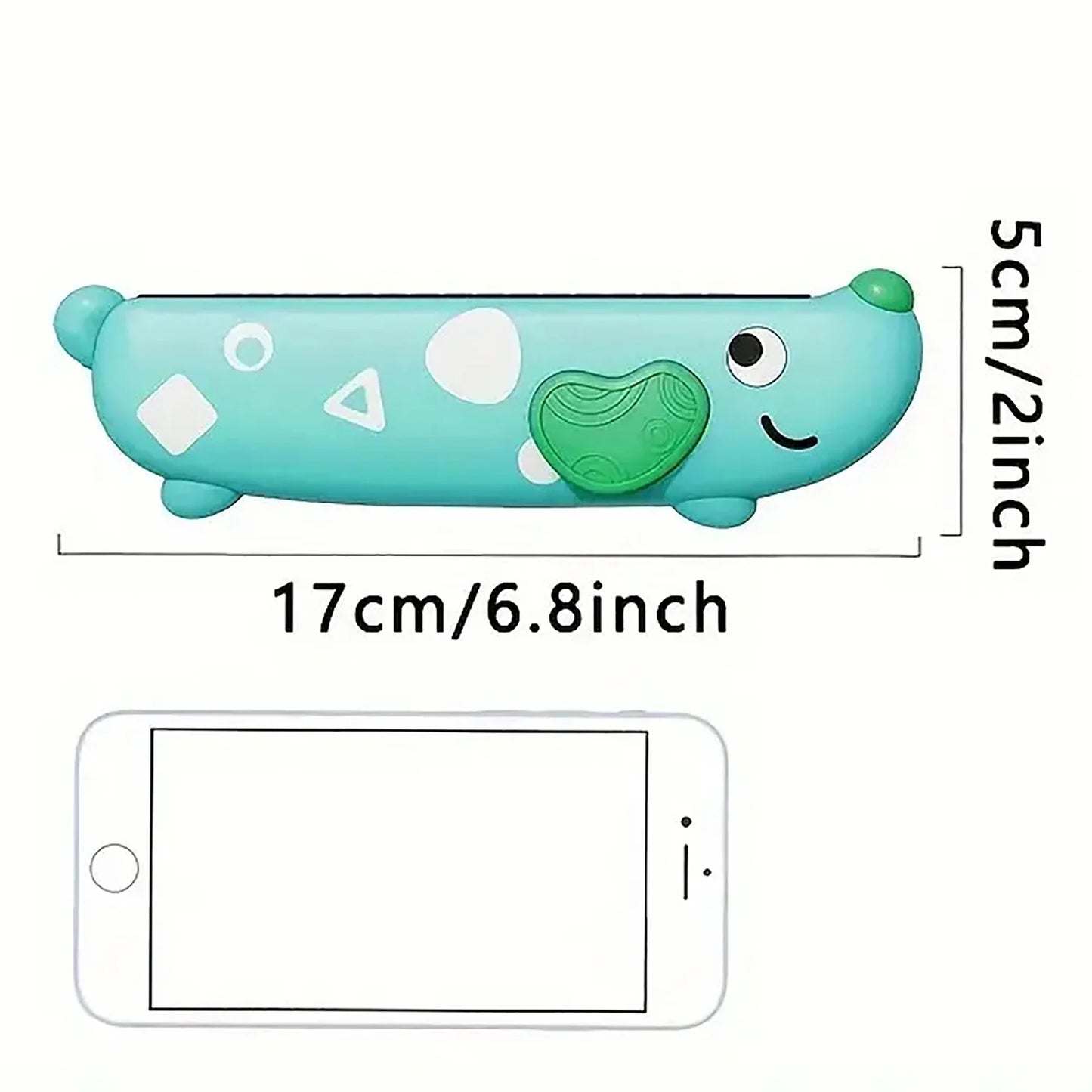 Harmonica en bois cartoon mignon pour enfants - Jouet musical Montessori créatif pour garçons et filles, cadeau idéal pour les jeunes musiciens