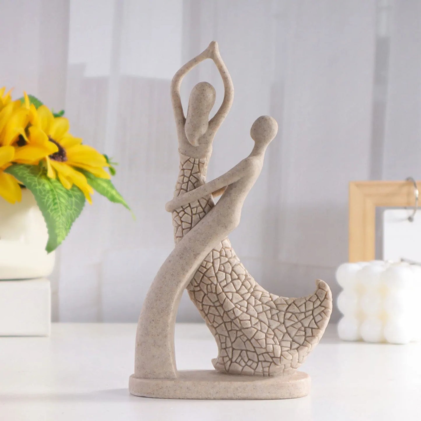Figurine de couple Statue Sculpture