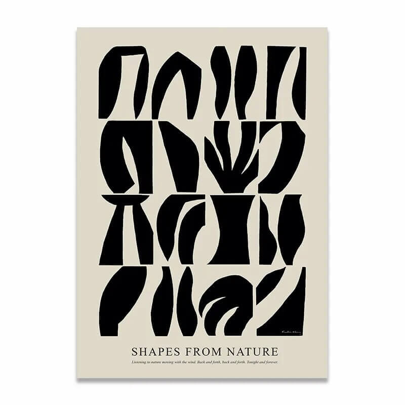 Affiche premium en toile Bauhaus créatif