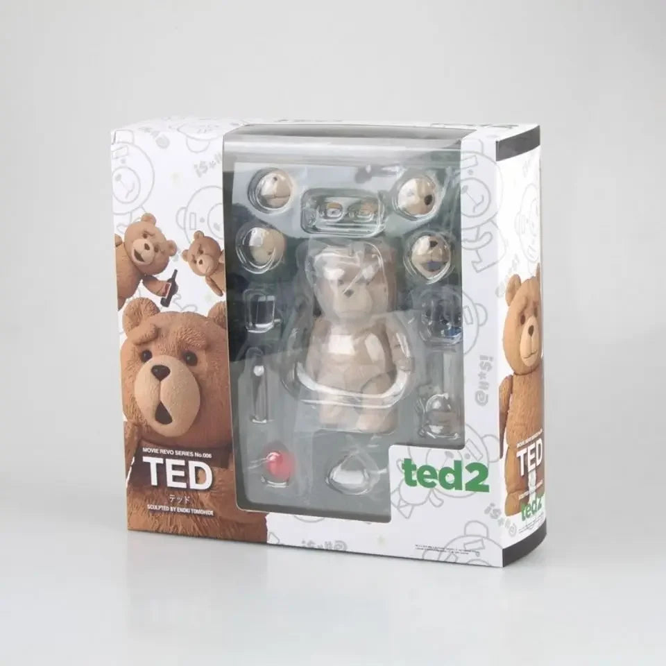 Édition Limitée Ted 2 Ours en Peluche Bjd Figurine d'Action - Amazing Yamaguchi Revoltech No.006 Modèle de Film Collectionnable Jouet pour Fans