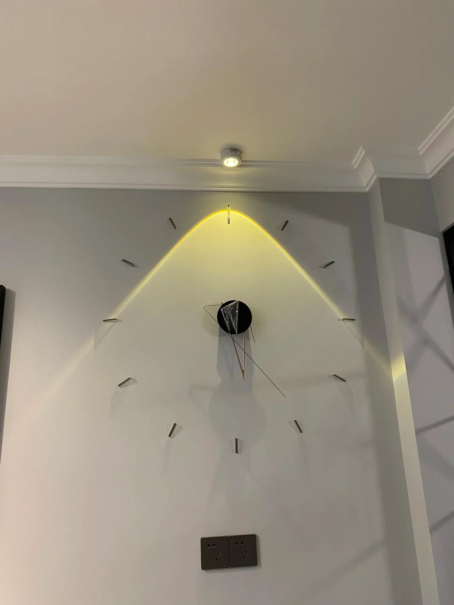 ModernArt Horloge - Horloge Murale Silencieuse pour Minimalisme