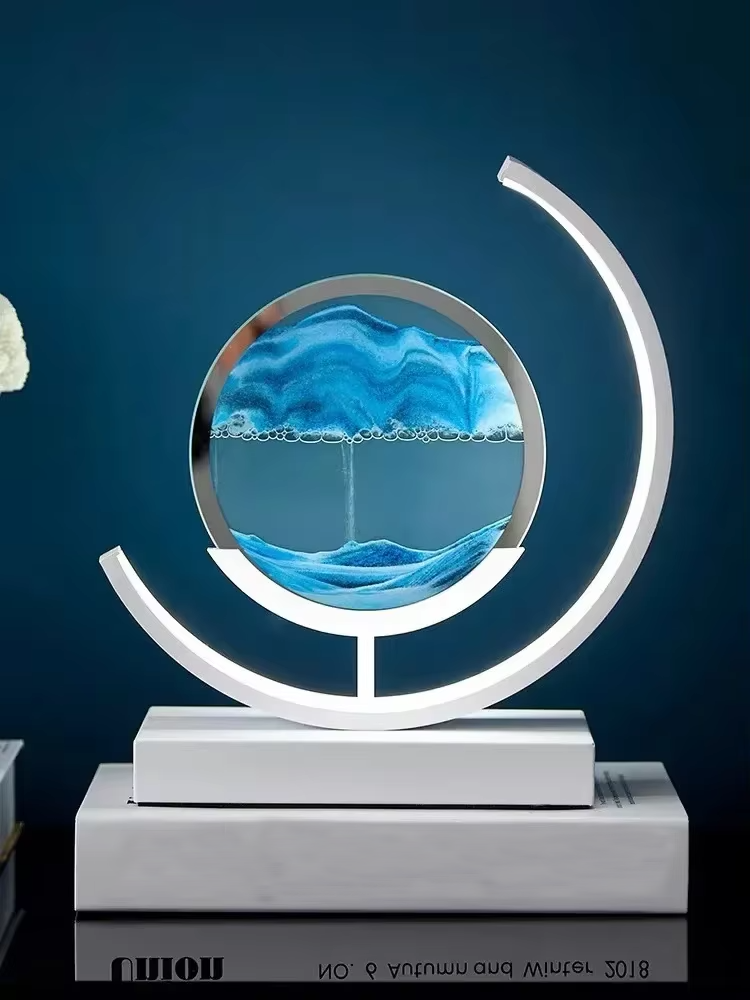 SandAura | Lampe de table en sable fascinante et relaxante