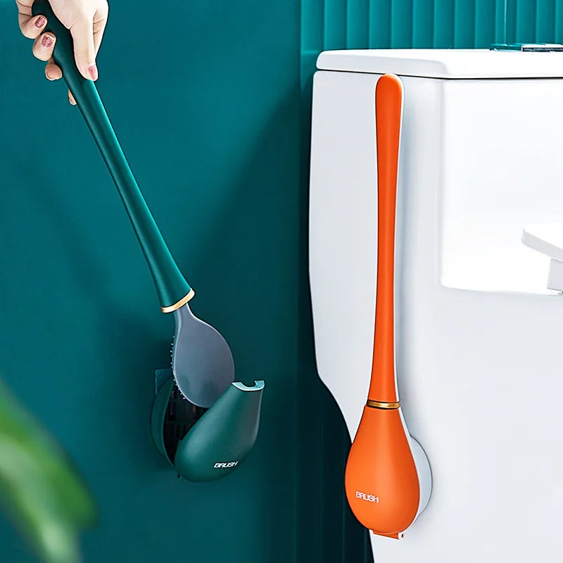 SumiClean - Brosse de Toilette en Silicone Rigoriste pour Votre Salle de Bain