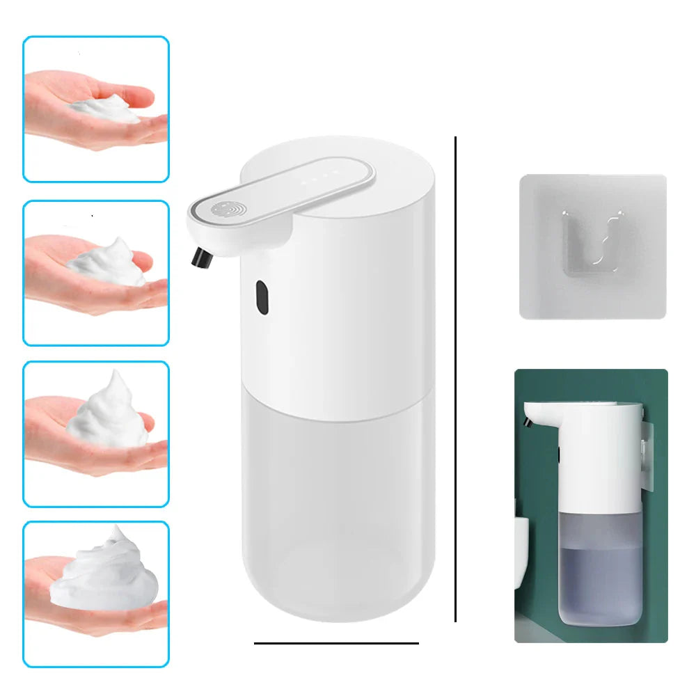 Distributeur de savon automatique sans contact Luna - Mousse intelligente, rechargeable par USB