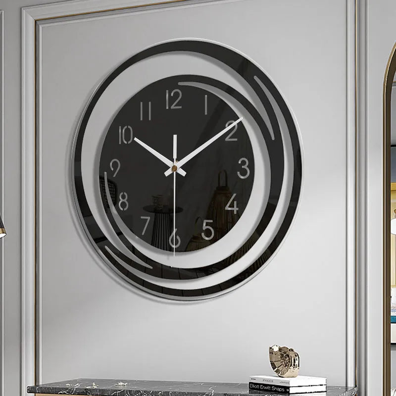 Floroux Stille | Horloge Murale Silencieuse Moderne au Design Scandinave