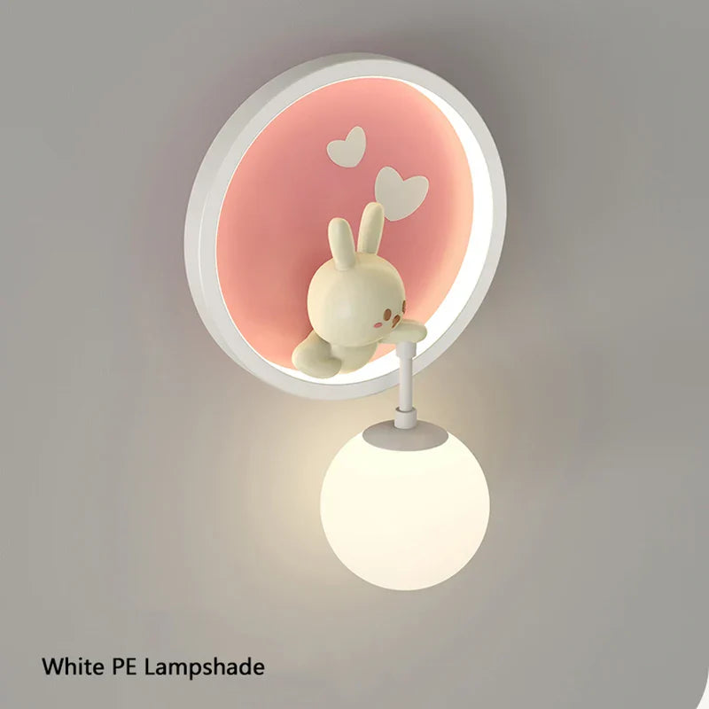 RomanticWall Light – Lampe murale d'animaux ludique pour enfants