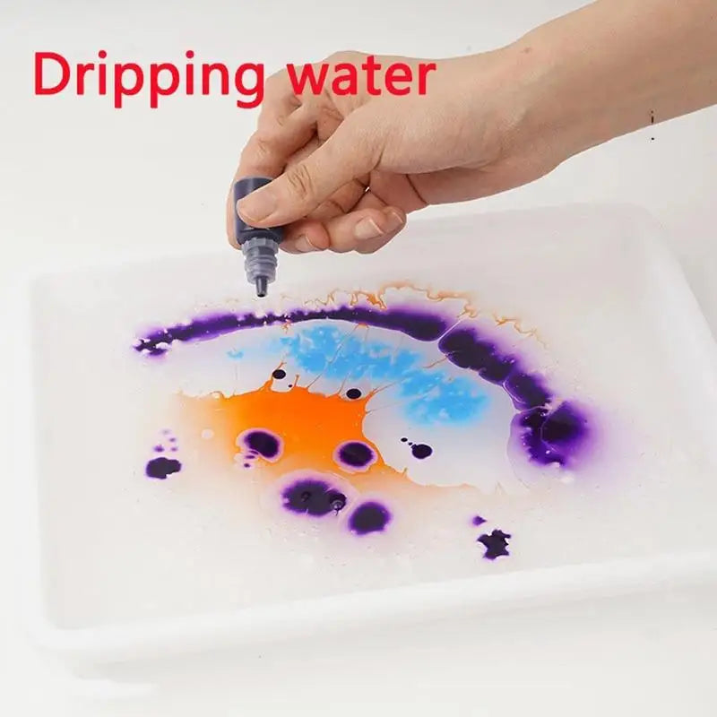 Set de peinture marbrée créative pour enfants - Kit d'art DIY amusant pour garçons et filles de 6 à 10 ans, cadeau de vacances unique pour les jeunes artistes en herbe