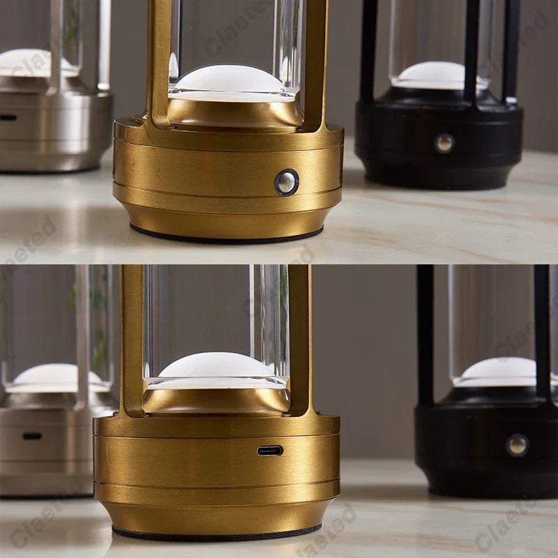 Lampe de table LuxeGlow sans fil rechargeable - Élégante lampe sans fil pour chaque ambiance