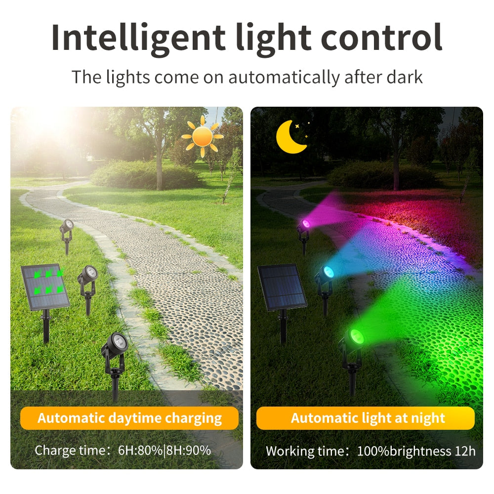 Projecteur solaire étanche IP65 à LED solaire