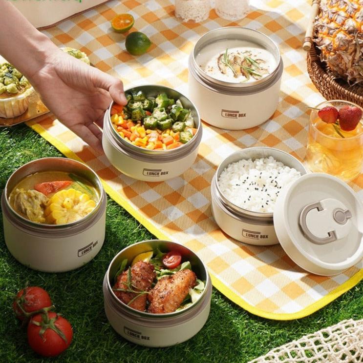 Set de lunchbox isolé intelligent | Idéal pour le travail et les voyages