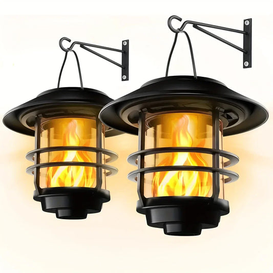Flamma Glow - Envoûtante lampe murale solaire Set