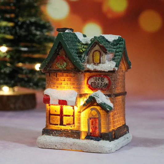 TwinkleHome Veilleuse - Maison de Noël Envoûtante pour Enfants