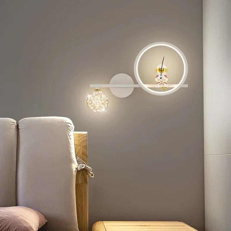 Applique murale Space Sconce projecteur d'étoiles en métal