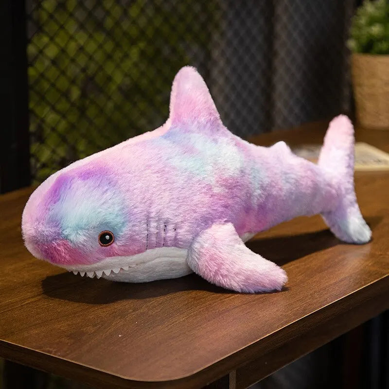 Adorable Jouet en Peluche Requin Violet - 30cm (11.8 pouces) Animal Doux et Câlin pour Enfants, Parfait Compagnon de Sommeil et Décor de Chambre
