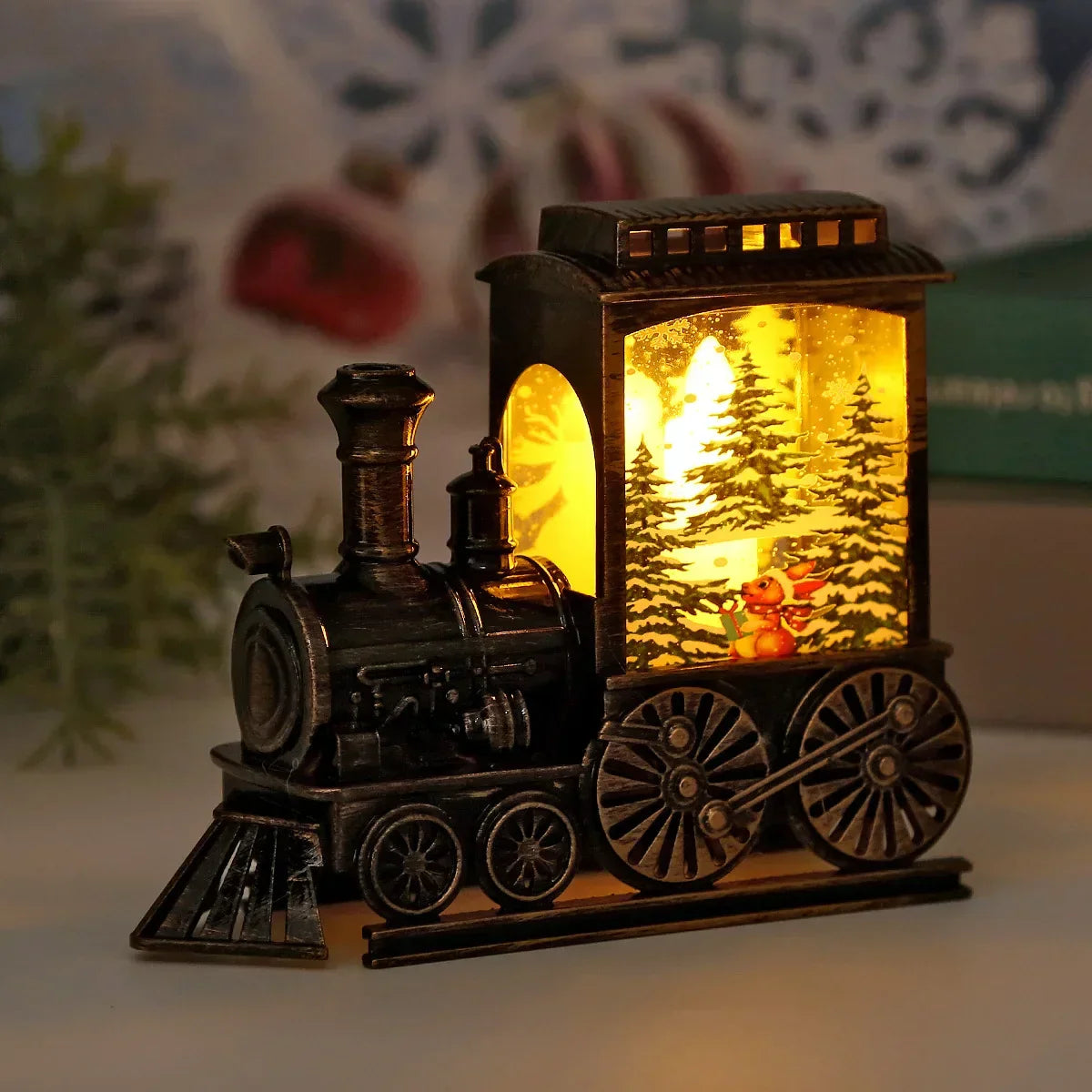 Lampe de Train Nostalgique – Éclairage Rétro